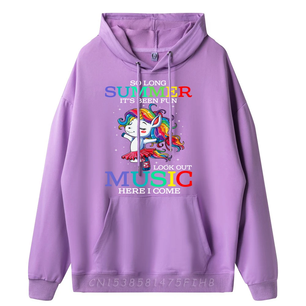 So Long Summer Back To School First Day Music Black Hoodie Autumn Christmas Hoodie Gothic Style