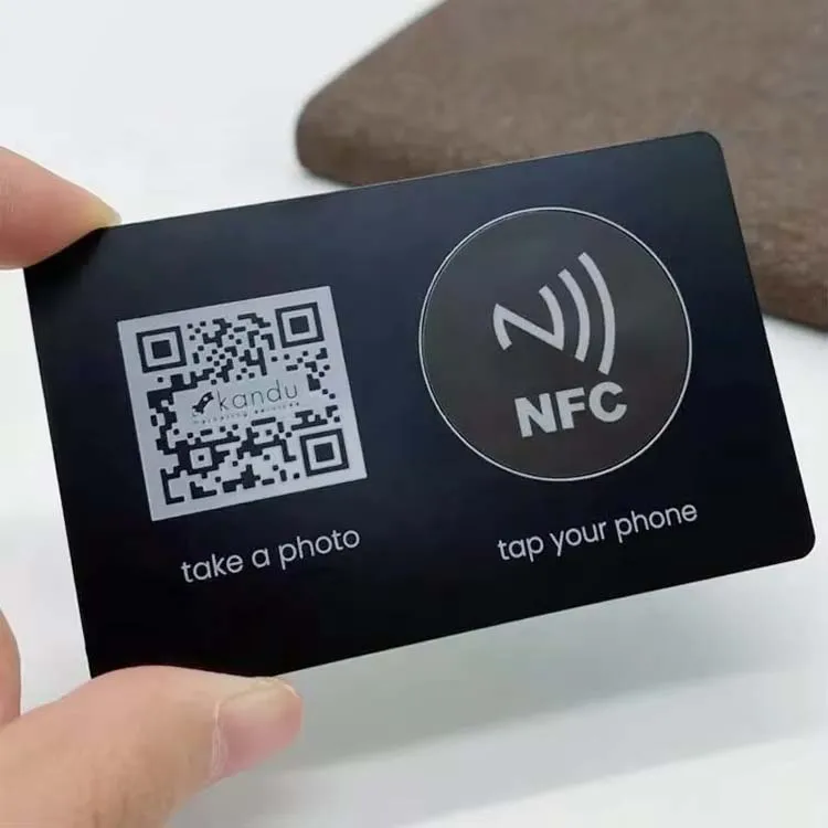 Comercio personalizado 2024, gran oferta, logotipo personalizado de fábrica, tarjeta de visita de Metal Nfc, tarjetas de Metal grabadas con láser, negocios de Metal en blanco
