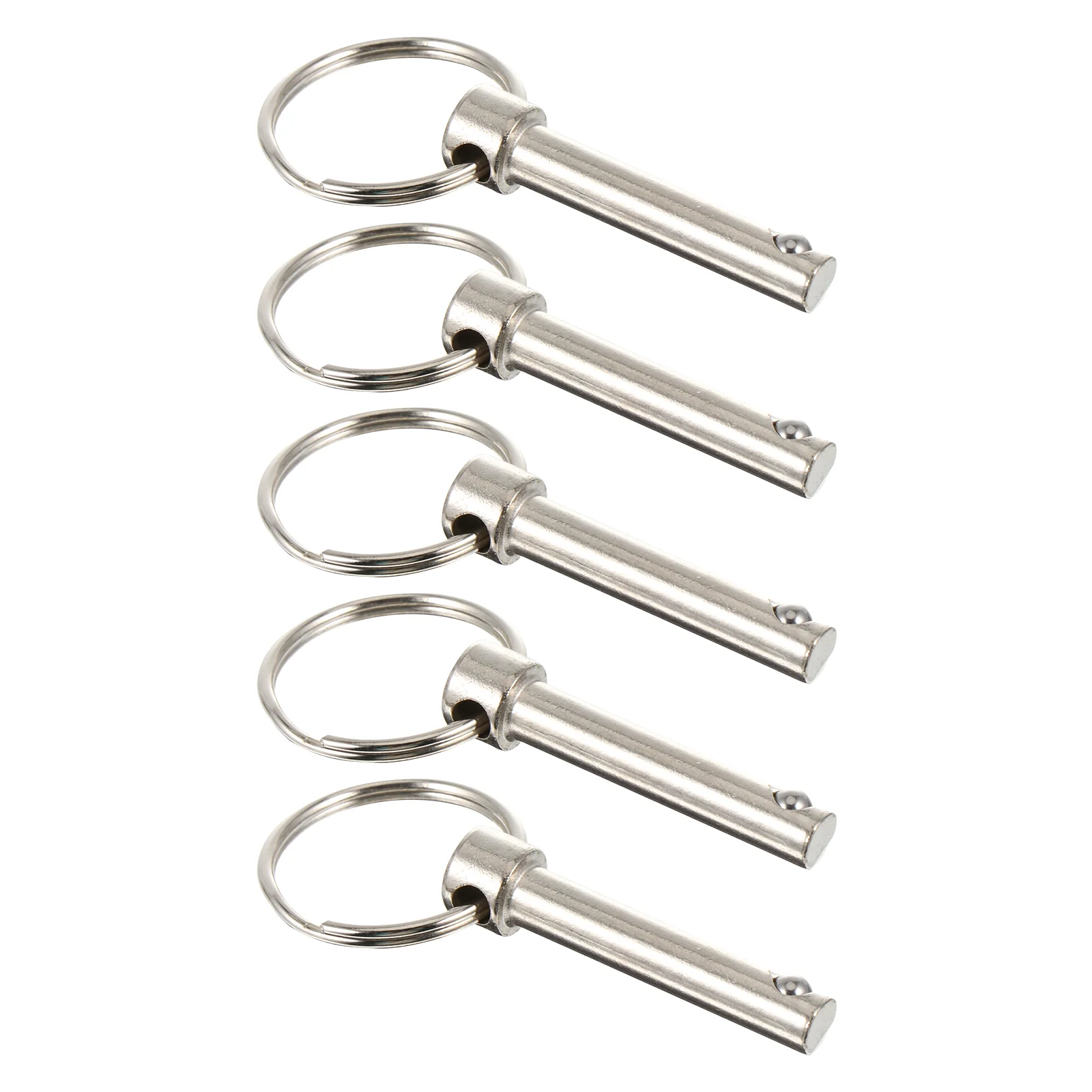 

5 Pcs Ring Pin Carbon Steel Safety Coupler Shipbuilding Locking Quick Release for