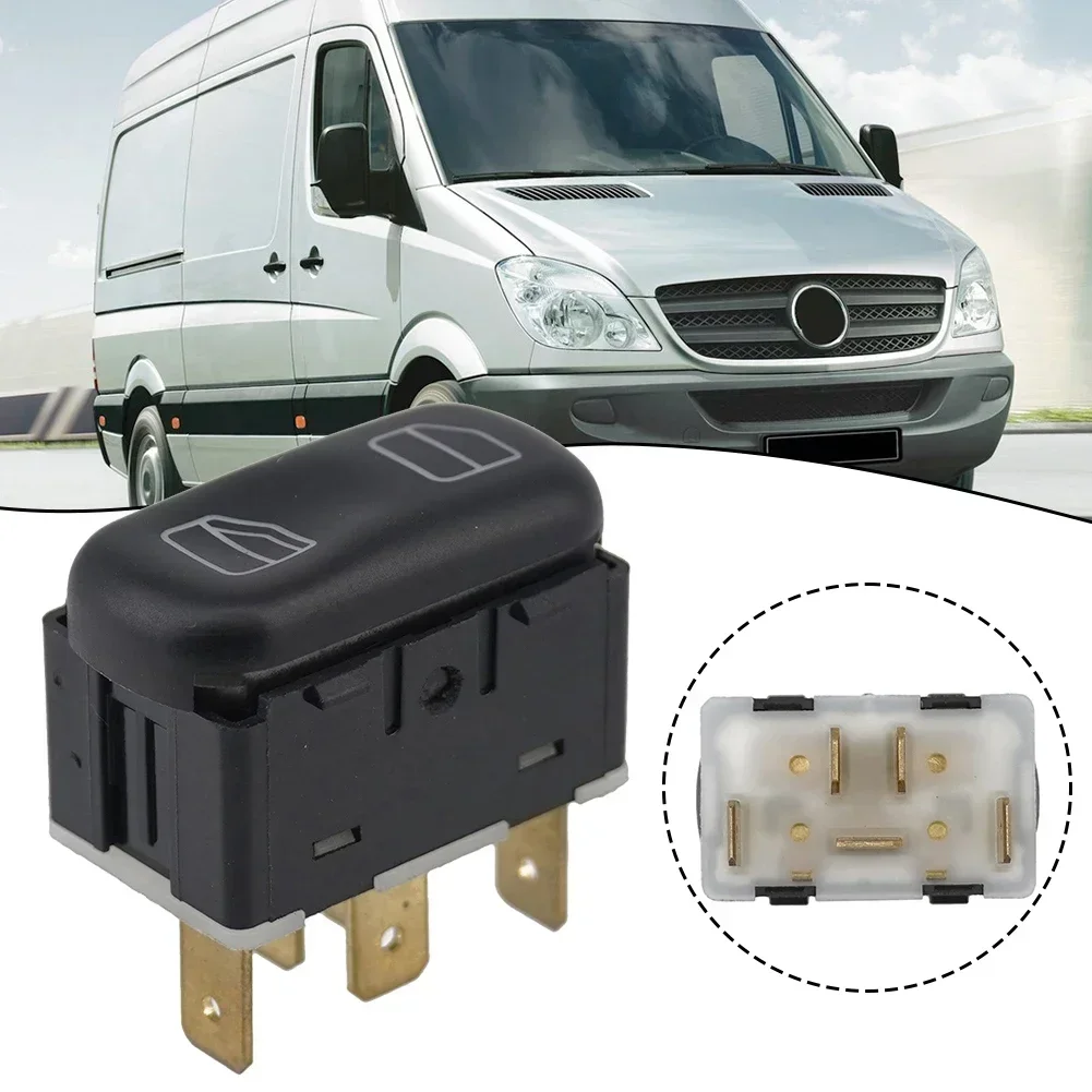 

5 Pins Electric Glass Switch For Benz Sprinter 95-06 Door Armrest Window ON-OFF Switch Relay Button Replacement