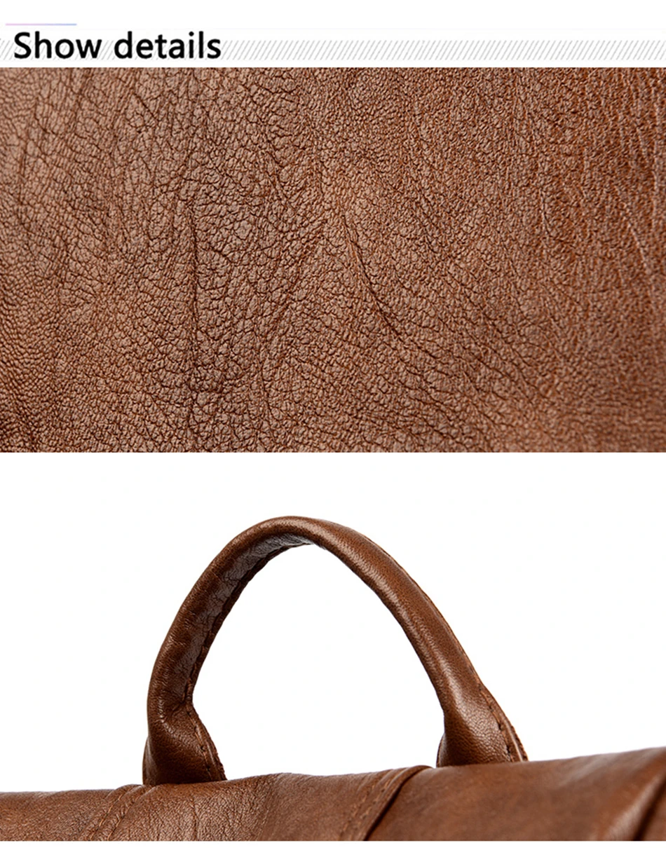 Luxury Brand Anti-Theft Women's Backpack High-Quality Leather Sac a Dos SchoolBag Knapsack for Female