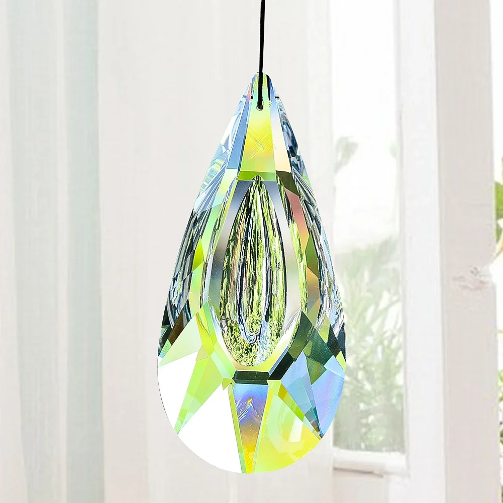 

1PC 120MM Transparent Glass Chandelier Crystals Drops Balcony Garden Hanging Ornament DIY Home Wedding Decor Accessories Crafts