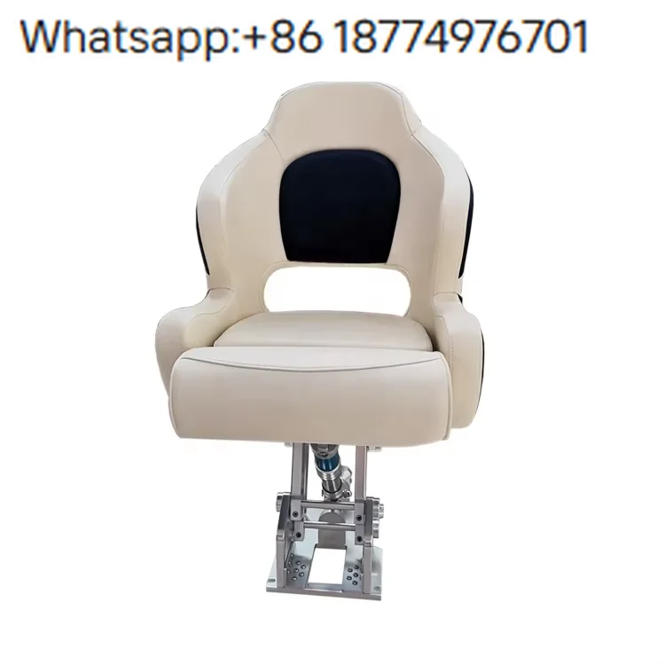 High Quality Boat Accessory Water Proof Adjustable Height Pedestal Marine Fishing Seats Yacht Chairs