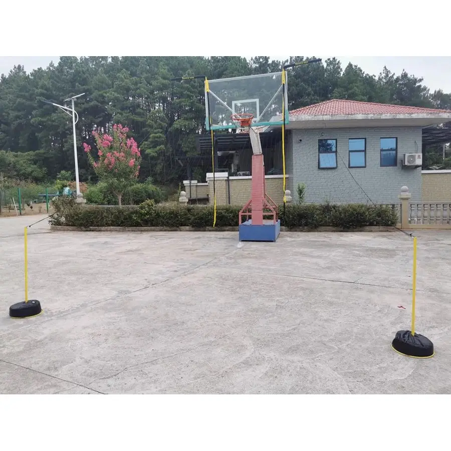 شبكة إرجاع كرة السلة RebounderRotating، مرفق إرجاع كرة السلة للأماكن الخارجية #5