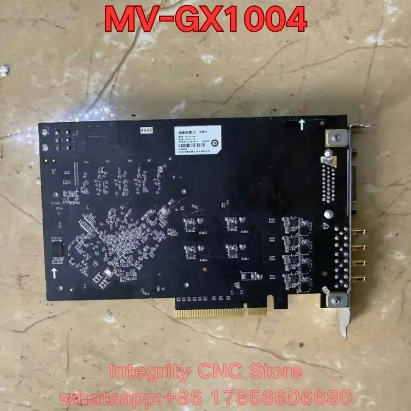 Second-hand MV-GT1002 visual capture card function test is normal and requires negotiation.