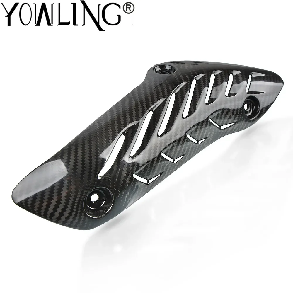 821 1200 Monster Exhaust Pipe Carbon Fiber Protector Heat Shield Cover Guard Anti-scalding Cover For Ducati Monster 821 1200X*