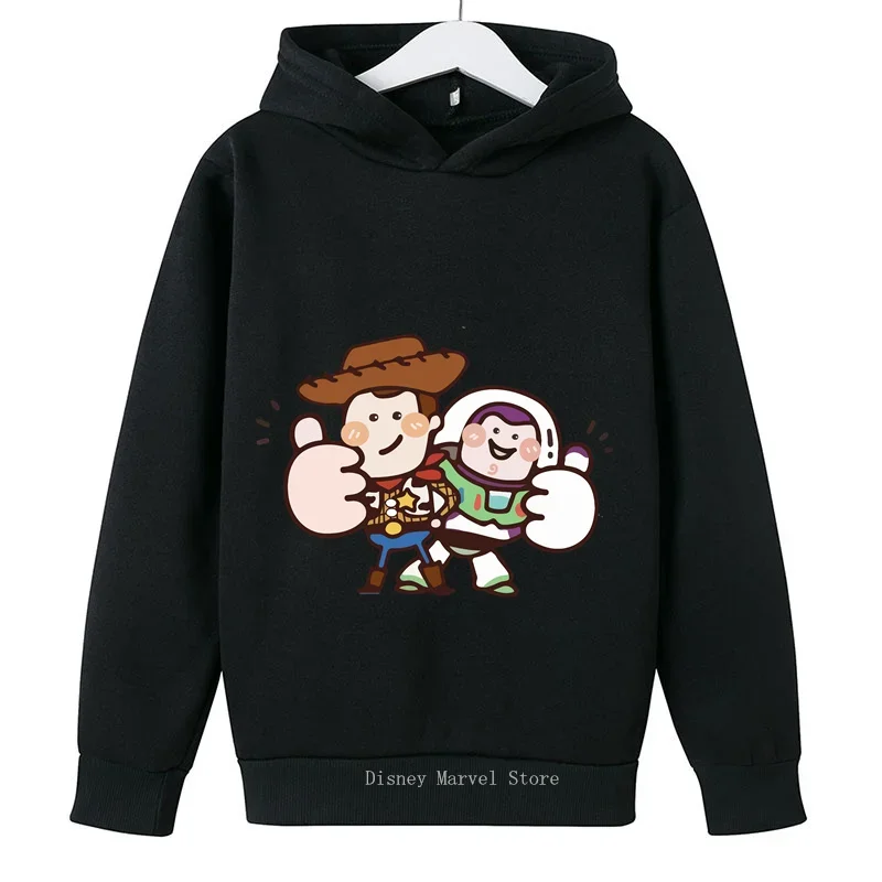 2024 new hot spring and autumn cartoon Toy Story children hoodie hoodie top boys and girls cute outdoor sports hoodie coat