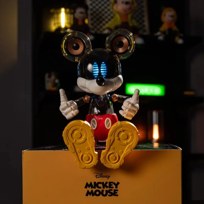 Novo kit de modelo de montagem do mickey mouse da disney sluban pleyerid coleção original figuras de ação robô modelo estátua brinquedos hobby presente