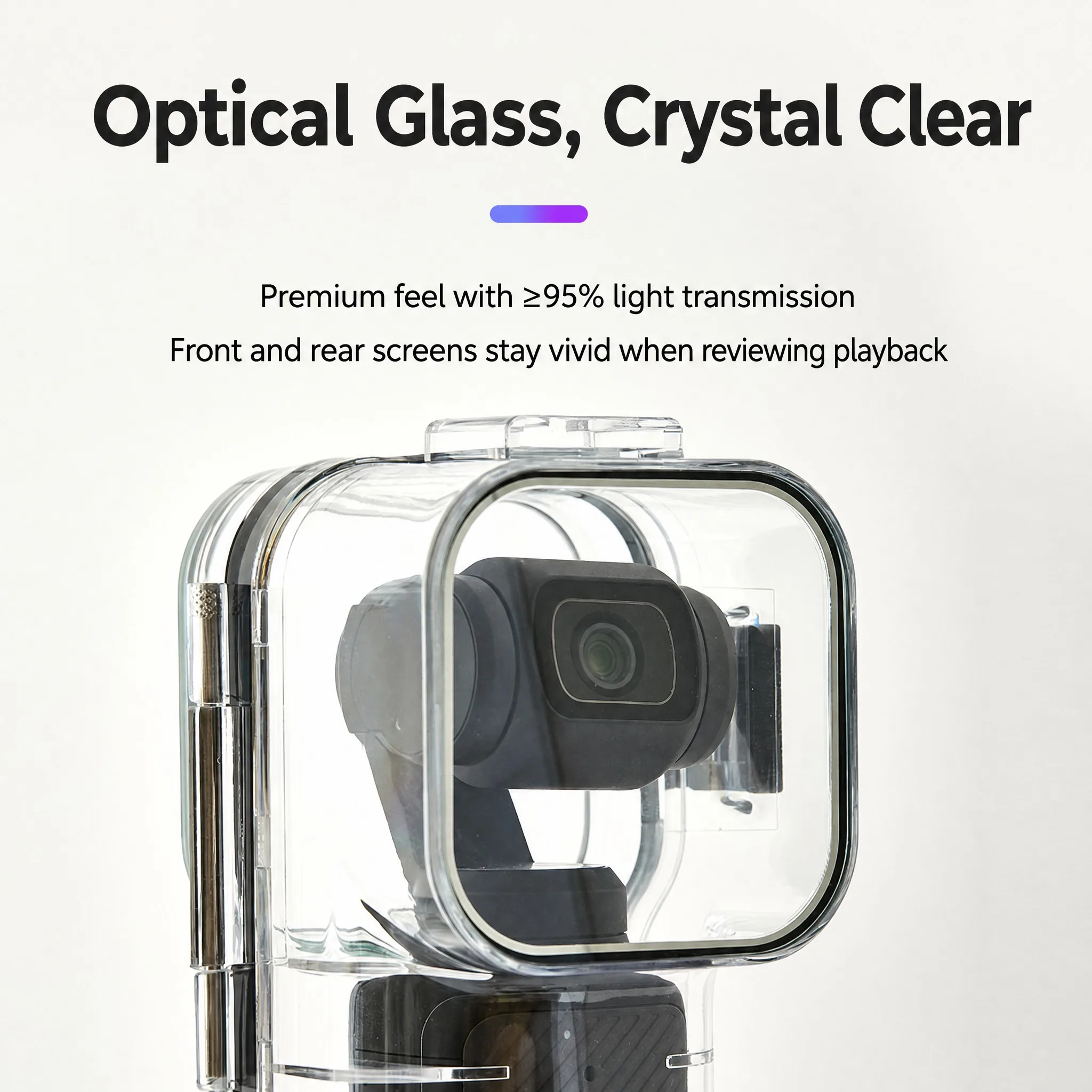 Suitable for underwater protective shell of Shadow Stone DJI Pocket3, DJI Pocket3 diving shell, waterproof protective shell