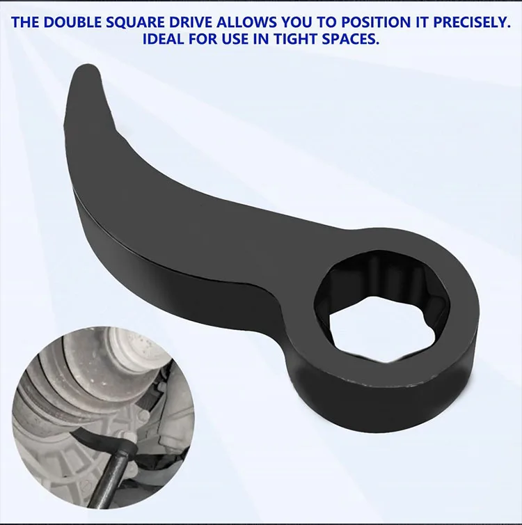 Crowbar Adapter Head Tools 1/2 Inch Drive Ratchet or Open End Wrench Suitable for Your Toolbox DIY Tools Axle shaft removal