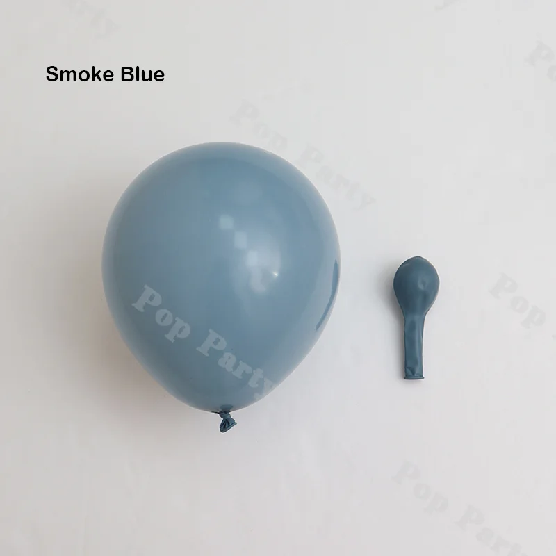 164pcs Smoke Blue and Light Brown Latex Balloon Arch Set Bee Theme Birthday Party Decoration Balloons Outdoor Event Supplies