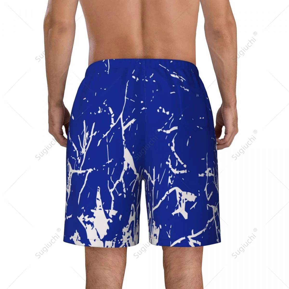 Men's Bosnia And Herzegovina Flag Beach Pants Board Shorts Surfing Boys Soccer Cycling Swimwear Running Polyester