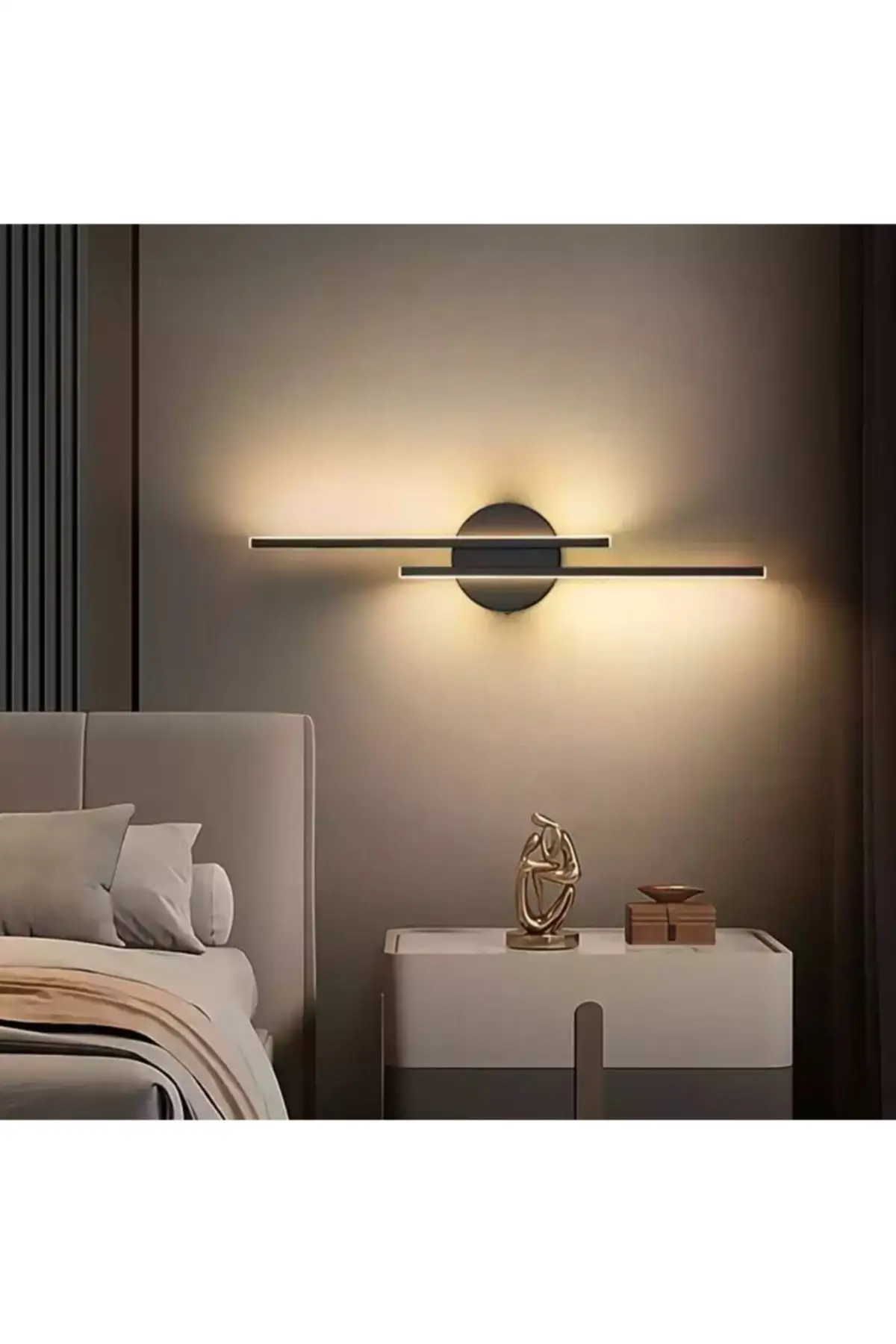 Pinkblue Liğht Salon Yatak Odası Başucu Duvar Lambası Ayarlanabilir Işık Açısı