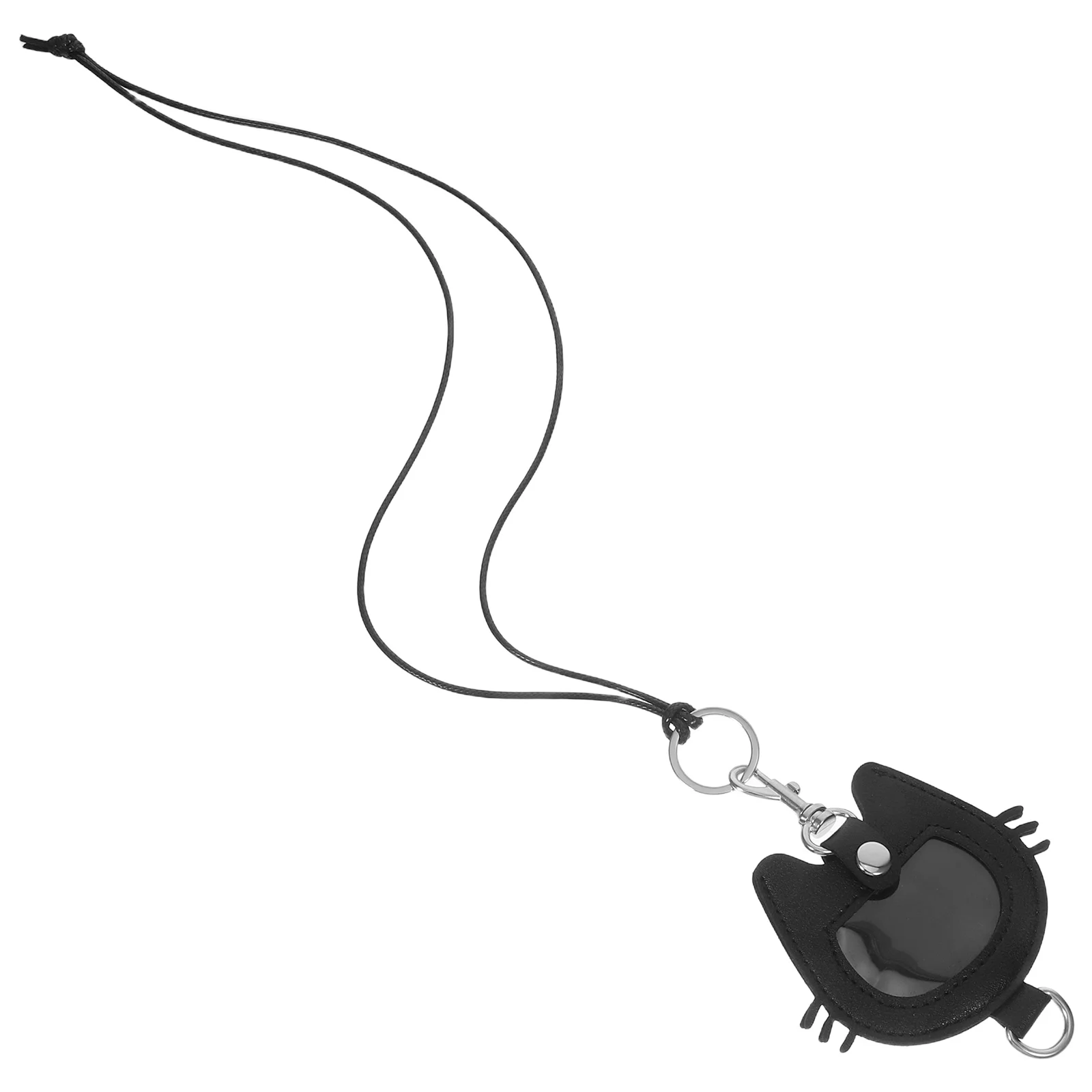 

Pet Keychain Dog Keepsake Memorial Present Pu Keyring Black Hair Custom