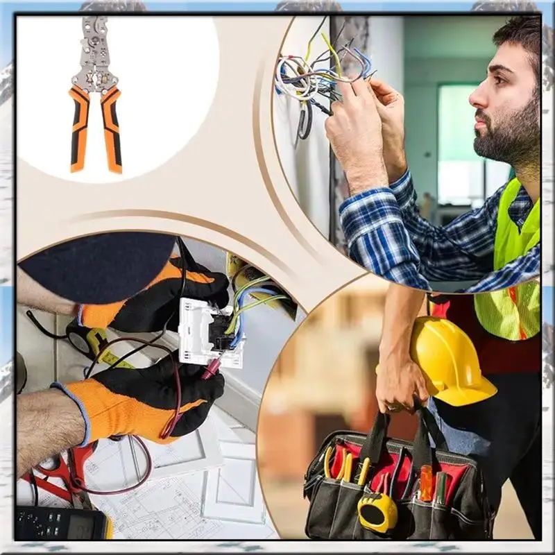 

AA46 плоскогубцы для электрика складной портативный электрический инструмент для зачистки проводов ручной инструмент резак многофункциональные электрические плоскогубцы