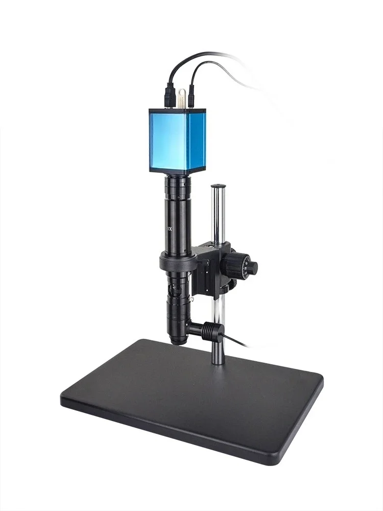 Coaxial photoelectron microscope 47-307 times LED point light source 4K high definition industrial CCD high magnification