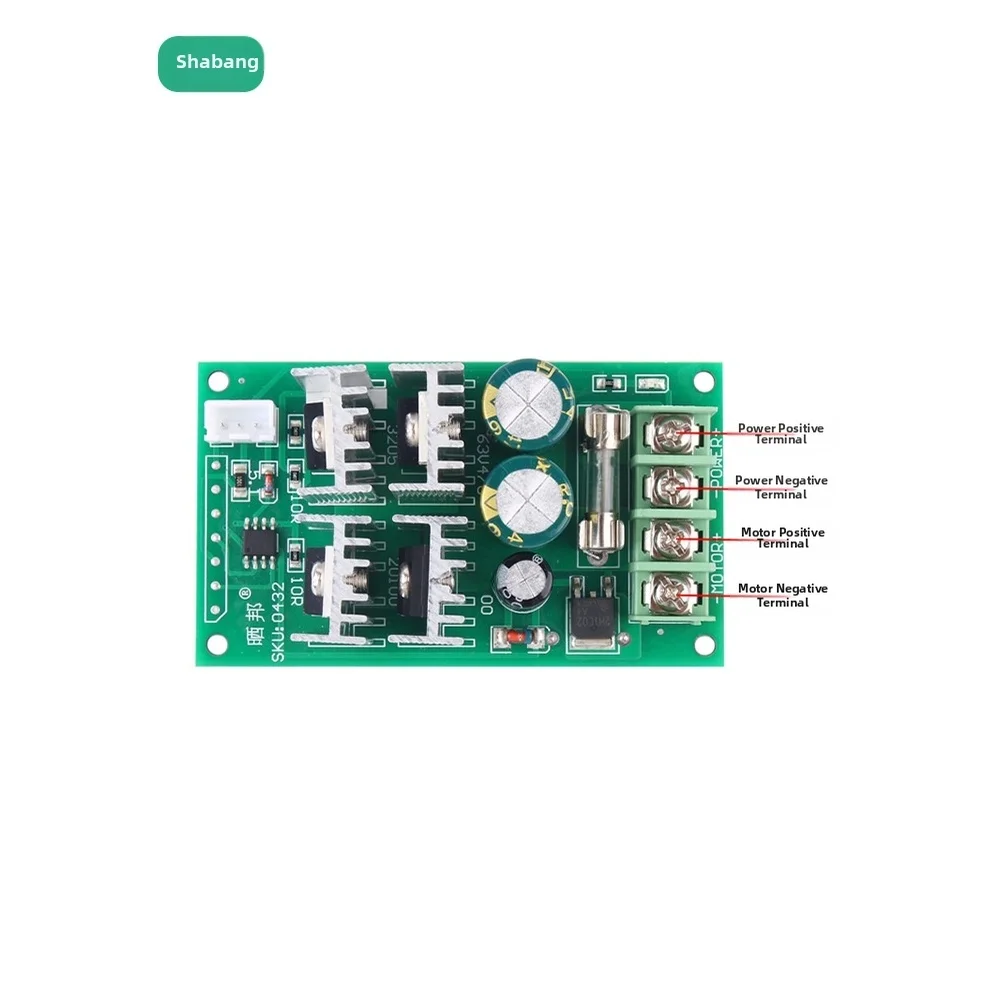 FOR PWM Motor Speed Controller 6-60V DC Input Voltage 0-5V PLC Analog Signal Input 30A Adjustable Current Module