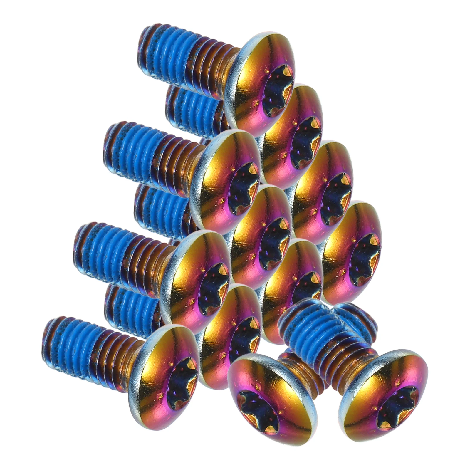 

Colored Bike Screws Titanium Steel Disc Brake Rotor Bolts Fit Bicycles E bikes Road Durable Rustproof Strong Material