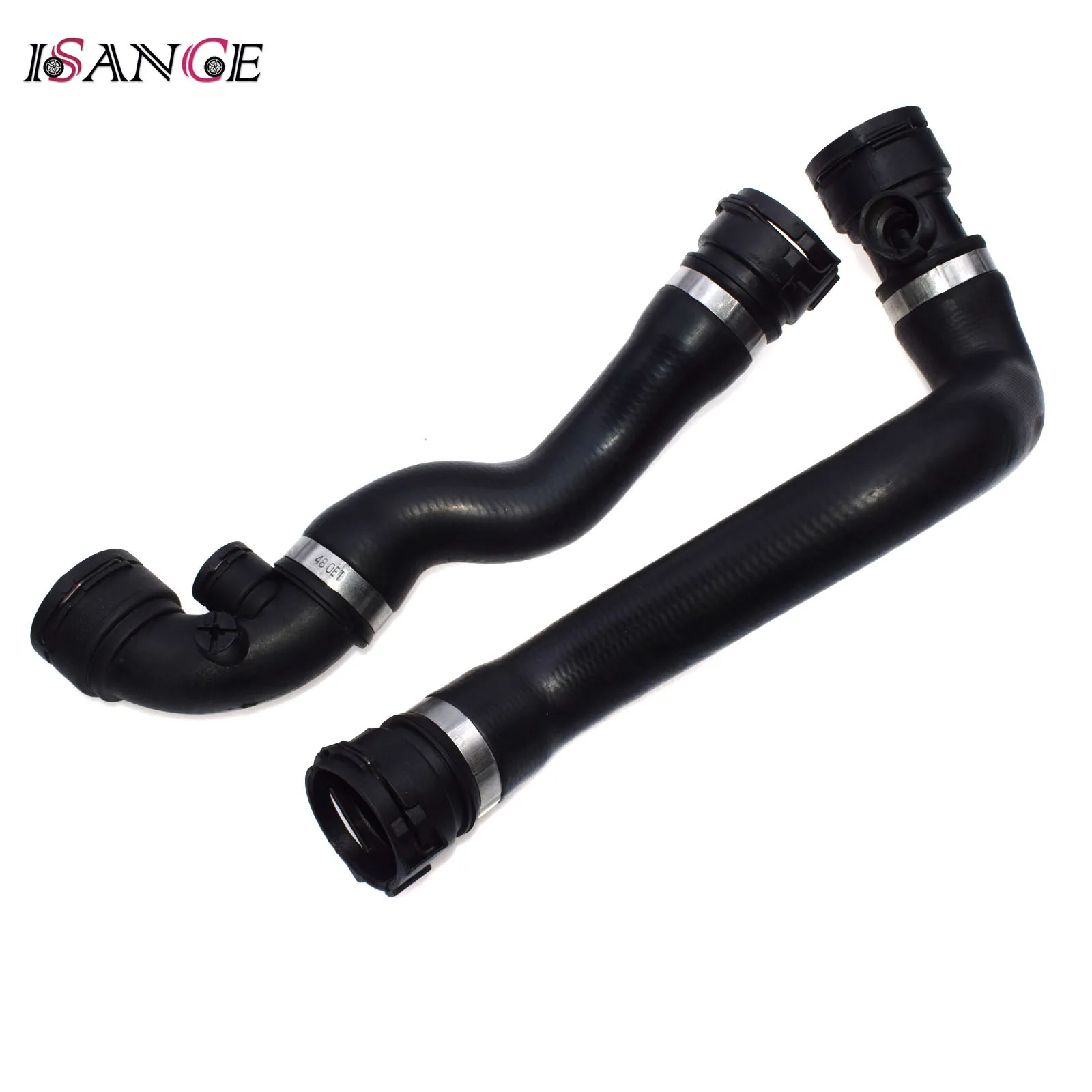 Upper Lower Radiator Thermostat Expansion Tank Water Hose Pipe Kit For BMW E46 11531436408 17127510952 11531436410 11537502525