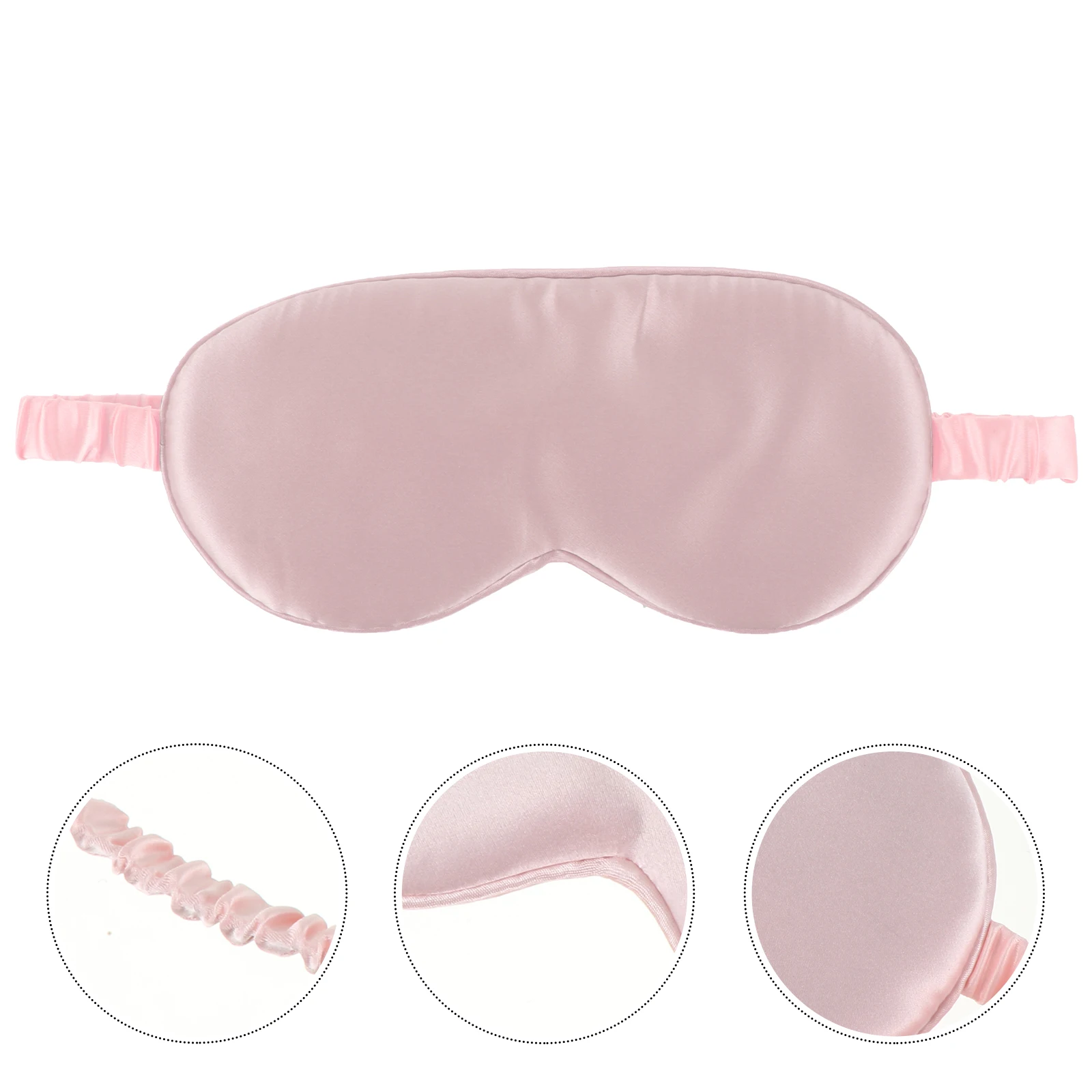 

Шелковая маска для сна, легкая, дышащая, блокирующая свет, снимает давление на глаза, удобная, с эластичной лентой, для ночного сна