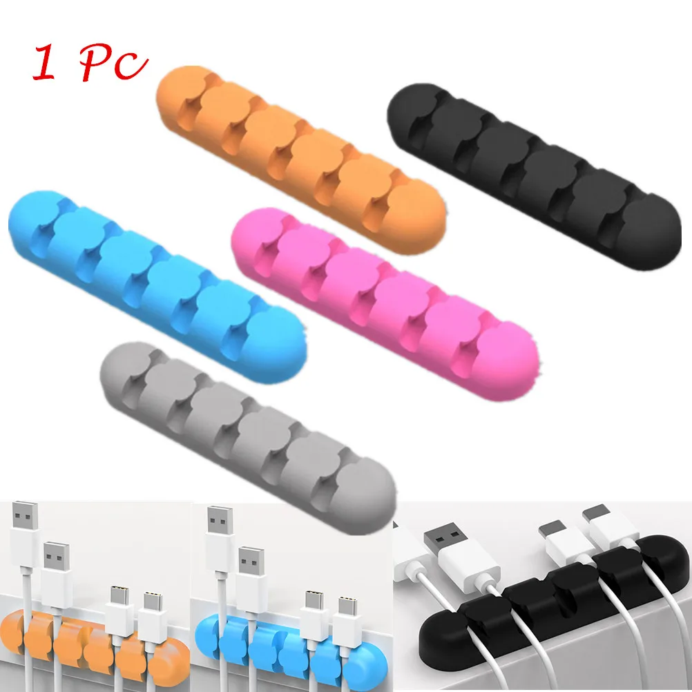 

Cable Management Wire Organizer Self Adhesive Clips for Desk Home Office Adjustable Cord Holder Clip Storage Solution