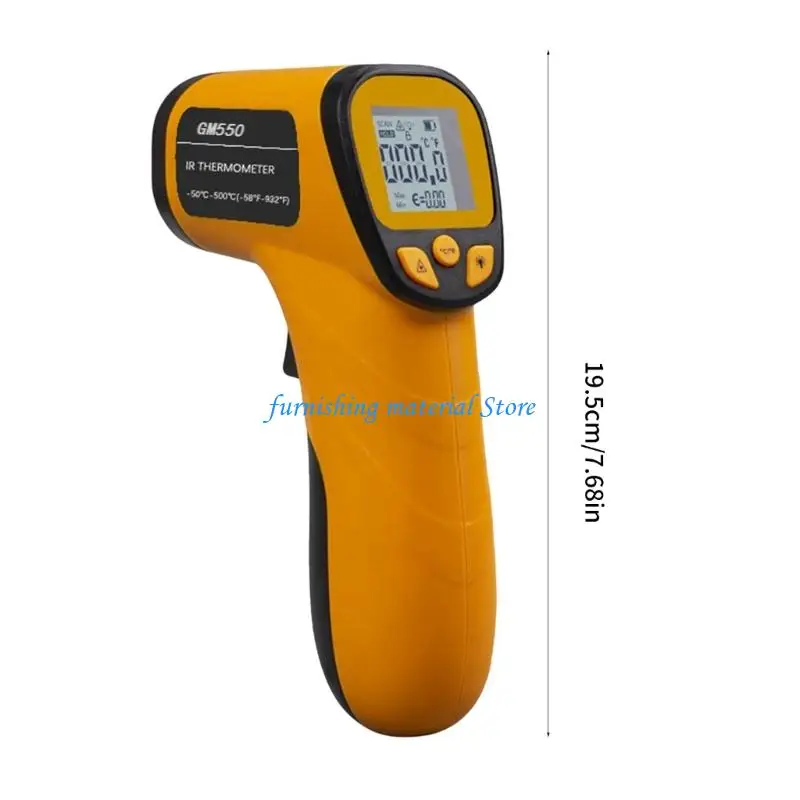 Y5GD IR Thermometers None Contact Digital Lasering Temperature Guns with Adjustable Emissivity
