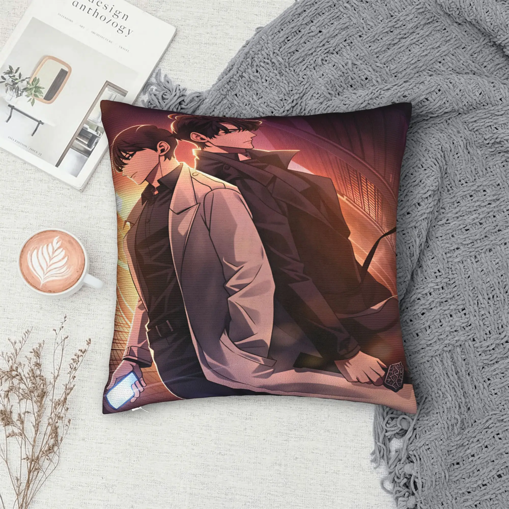 Omniscient Readers Viewpoint Pillow Case  Soft Pillow Cover Vintage Pillowcases For Sofa Car Home Decor