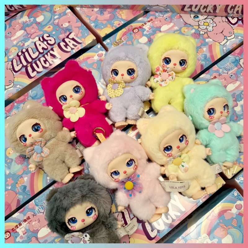 

Original Hot Lilia Lucky Cat V3 Series Blind Box Toy Doll Mystery Box Handbag Pendant Vinyl Doll Cute Anime Doll Girl Gift