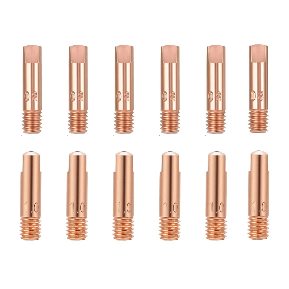 

Набор из двух медных наконечников, разработанный для повышения качества сварки Mig, совместимость с несколькими горелками