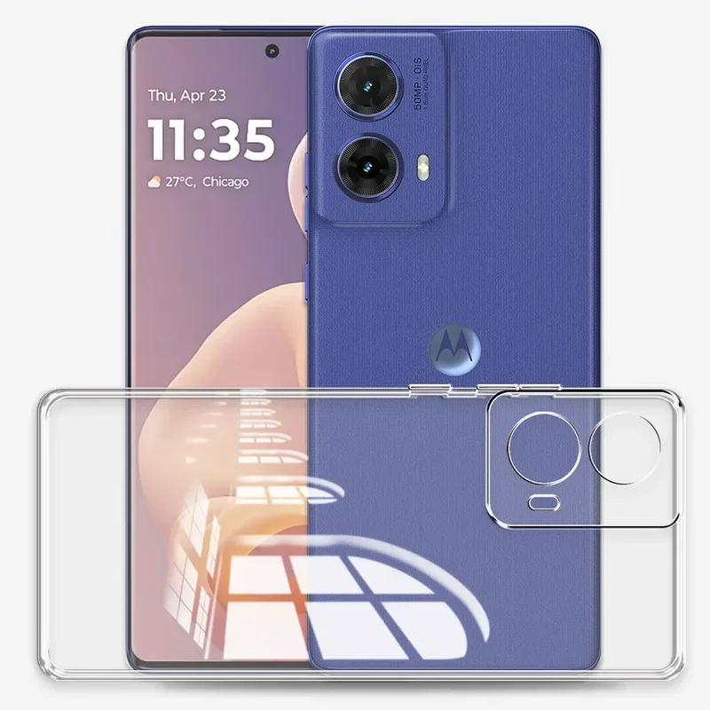 For Motorola Moto G85 5G case clear soft silicone phone case F4 xt2427 shockproof cover coque for motog85 2024 fundanda goalxixi