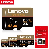 Original Lenovo SD Memory Card 128GB SD/TF Flash Card 256GB SD Card 1TB 2TB Micro TF SD Card With Free SD Adapter New