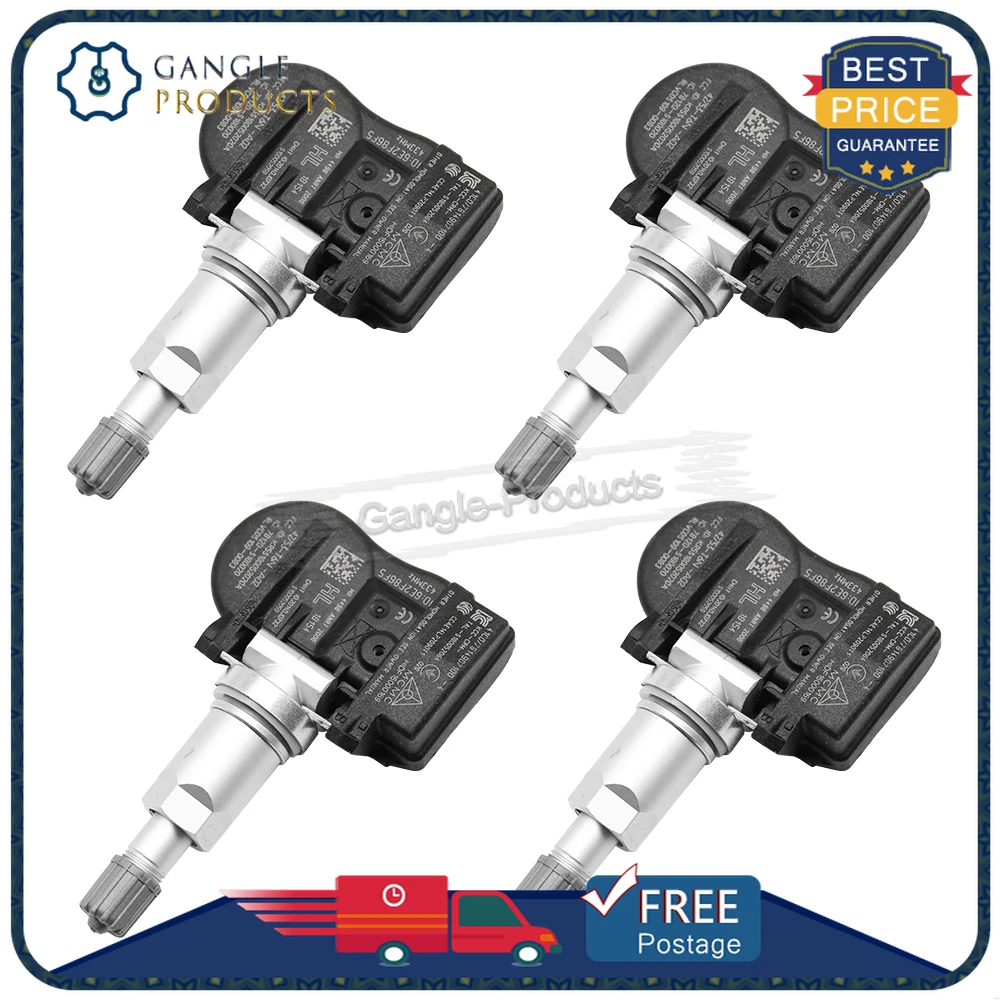 

4PCS 42753-T6N-A02 42753T6NA02 TPMS TIRE PRESSURE SENSORS For 2019-2026 Acura Nsx Tyre Monitoring System Pressure Sensor 433MHZ