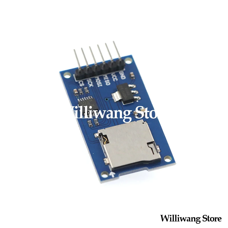 10PCS NEW Micro SD Card Module SPI interface TF Card Reader With Level Conversion Chip Power Module