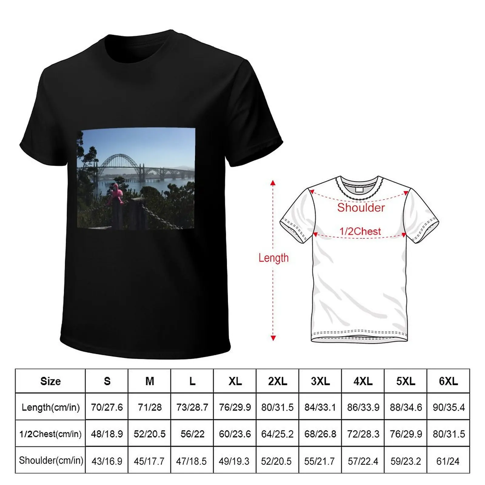 The Newport Bridge, Newport Oregon T-Shirt man t shirts for men T-Shirt