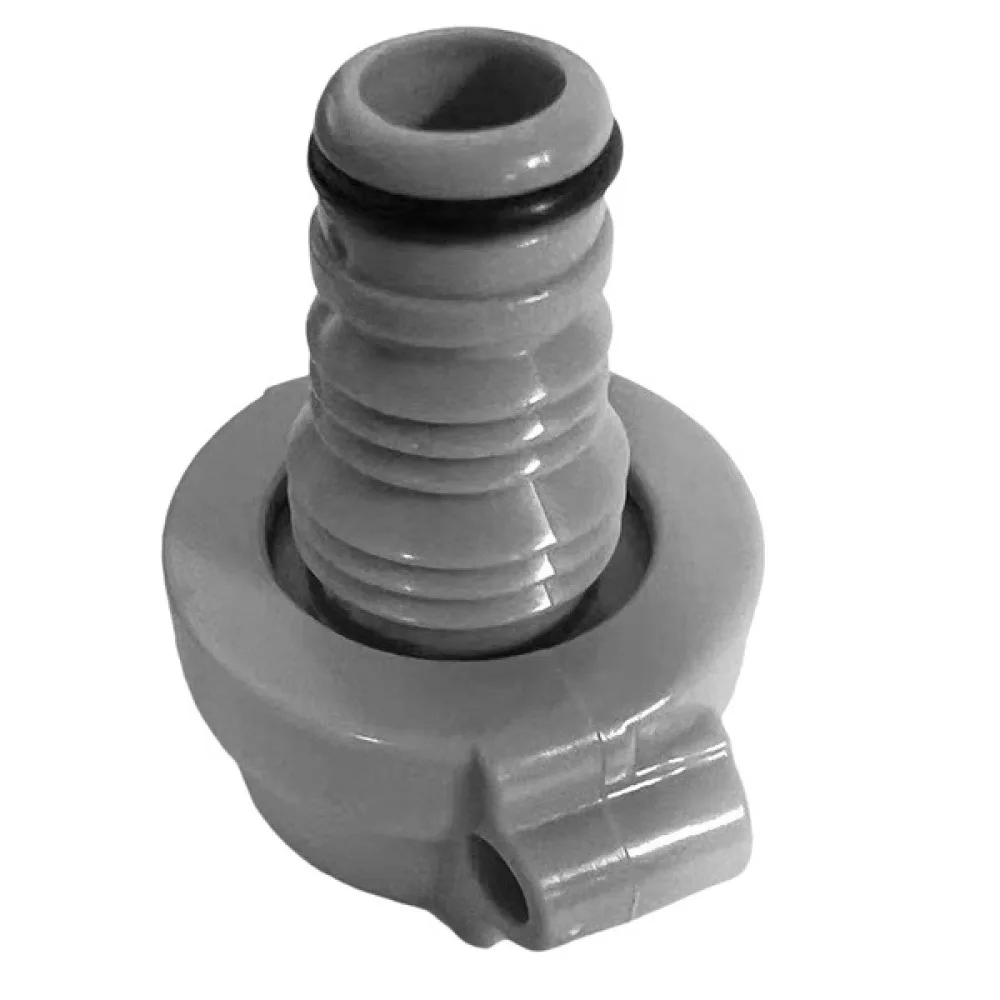 For Bestway P6932A Drain Adapter Connector Pool Maintenance Fitting Durable ABS Plastic Tool Replacement Accessory Grey Color