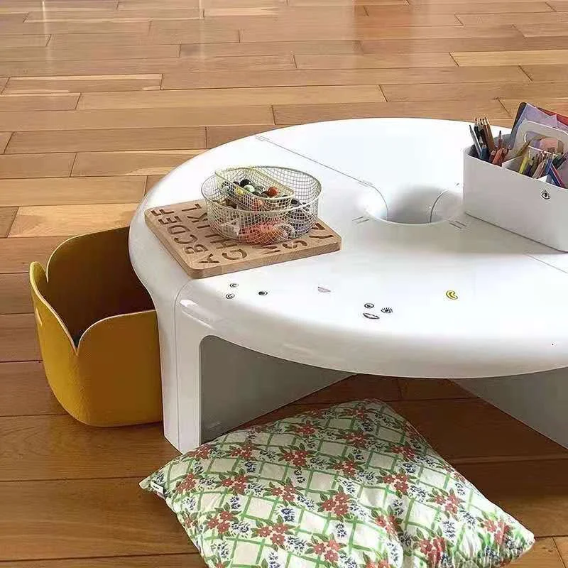

Internet Celebrity Tea Table Mid-Ancient Ins Creative Combination Stitching Tea Table