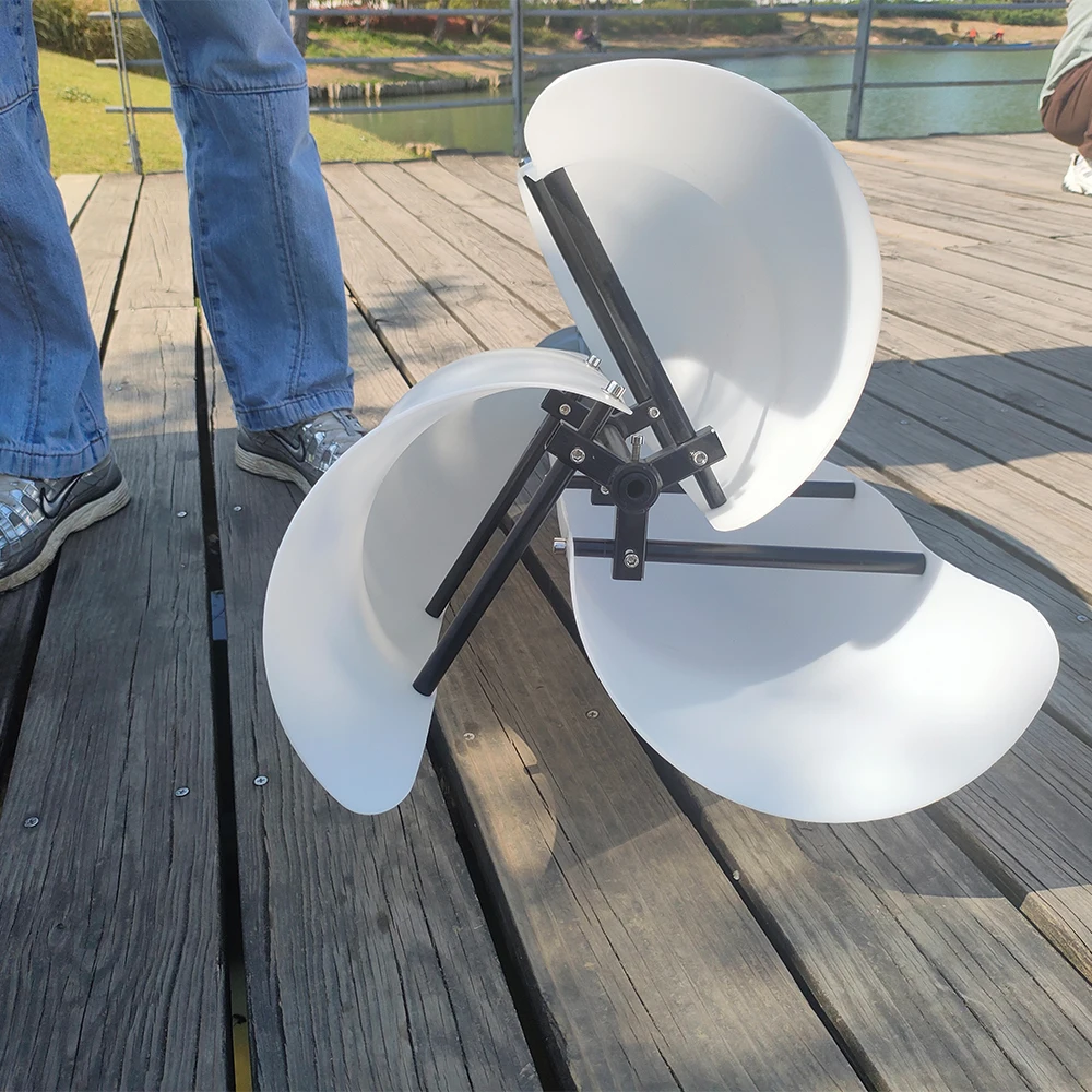 

Vertical Wind Turbine System Power Plant Wind Generator for Family 12V 24V 48V 20KW With Mppt Charge Hybrid Controller Low RPM