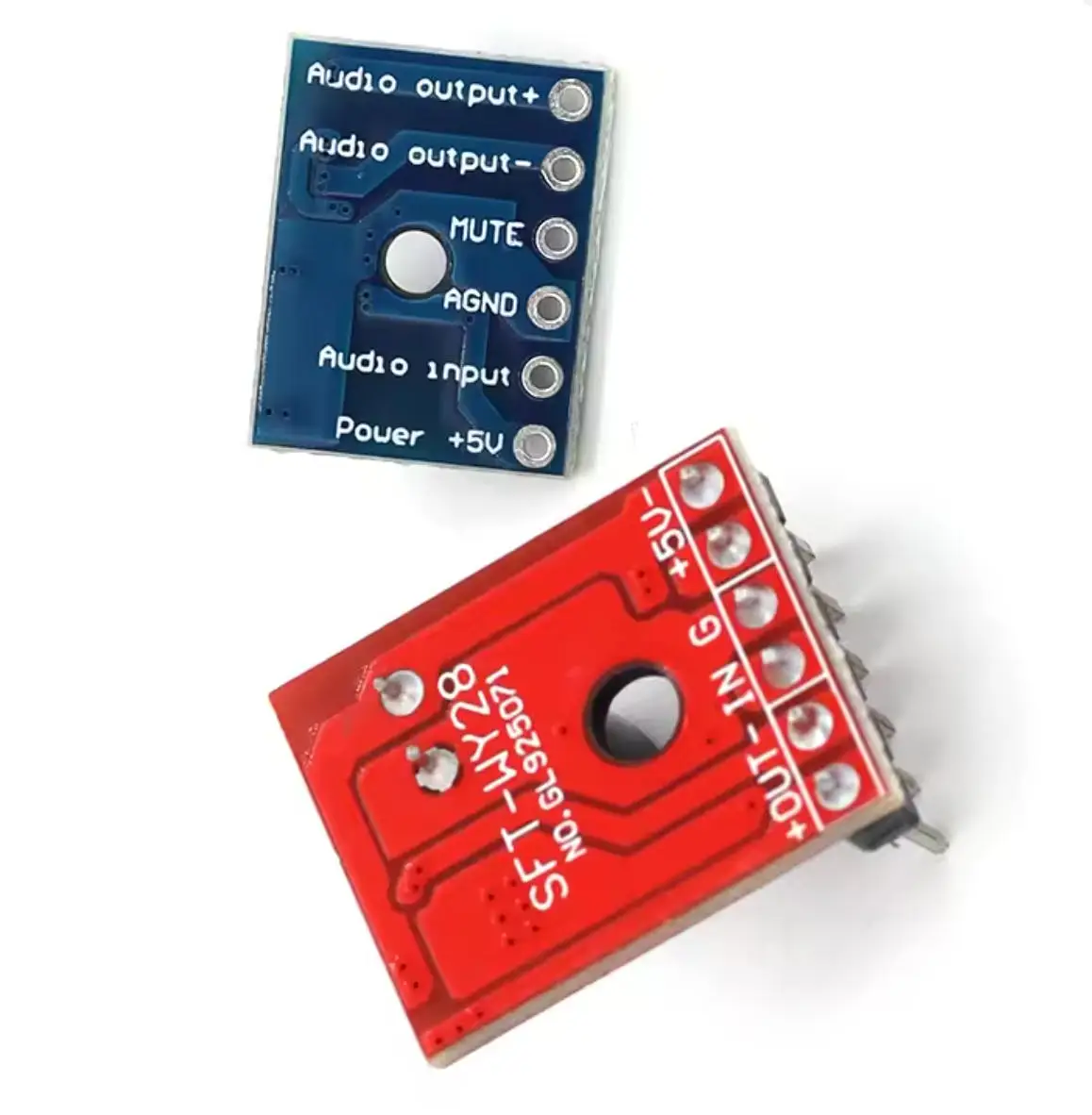 5128 Amplifier Board 5W Class D Digital Amplifier Board Mono Audio Module Low Distortion VS88715V DC2.5-5.5V LTK5128 Class AB