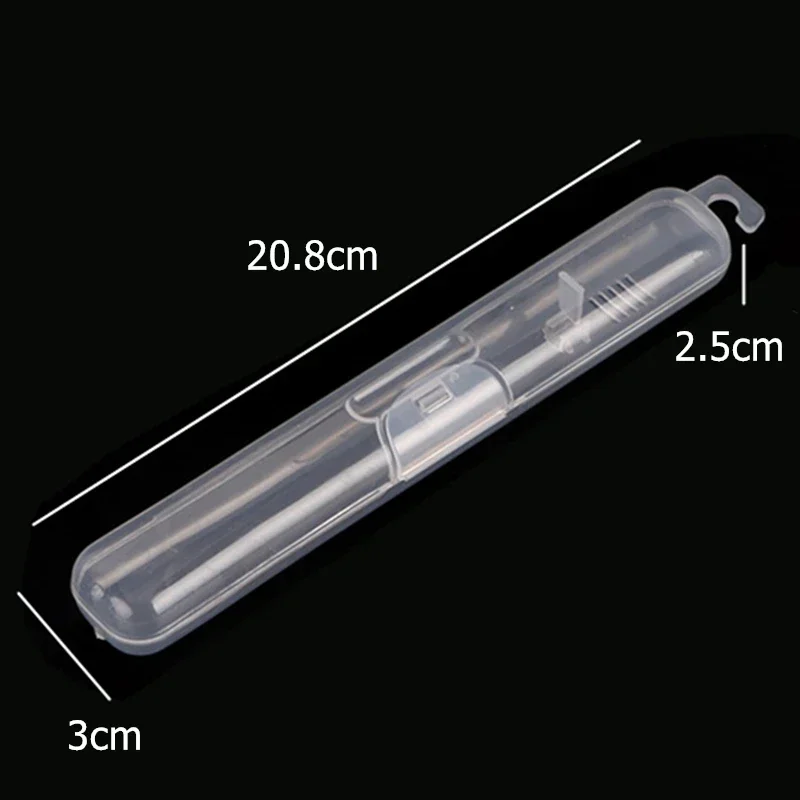 1Pc Travel Portable Toothbrush Holder Transparent Storage Box Case Practical Container Toothbrush Box Organizer Bathroom Tools
