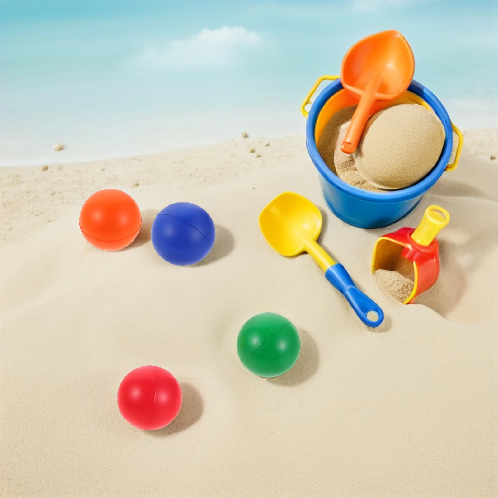 10 قطعة كرات مجداف PU عالية الوضوح مجموعة مجداف الشاطئ الملونة سحق لعبة رياضية خارجية للأطفال والكبار ألعاب الشاطئ للمراهقين #3