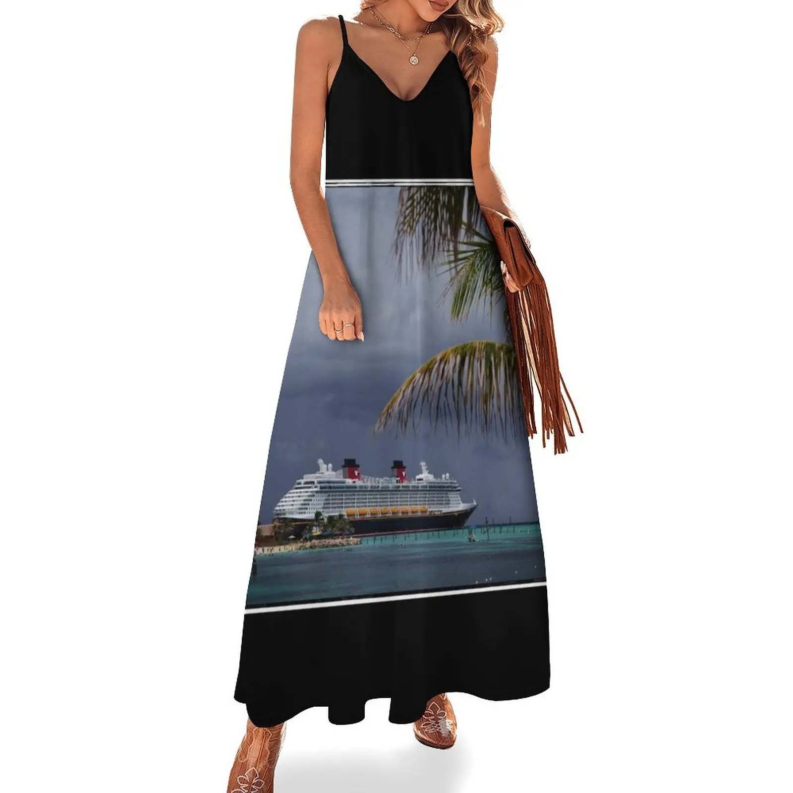 

Dream at Castaway Cay Sleeveless Dress summer dress women 2025 Womens dresses Clothing female clothing women summer 2025