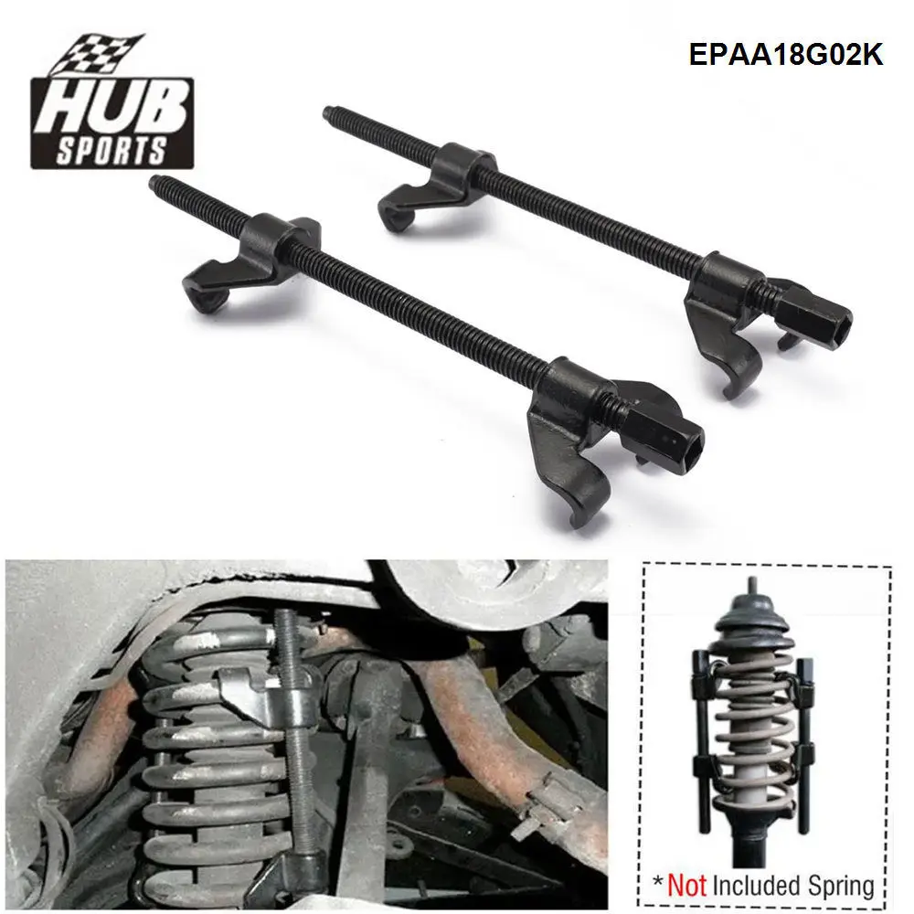 

HUB sports Forged 380mm 2PCS Car Suspension Strut Coil Spring Compressor Shock Absorbers Installer Clamp Tool EPAA18G02K