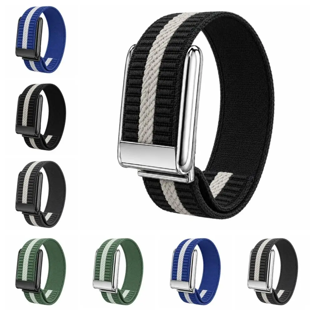 Adjustable Elastic Wrist Band Replacement Sweat Resistant Nylon Sport Band Breathable Knitted for Whoop 5.0 One/Peak
