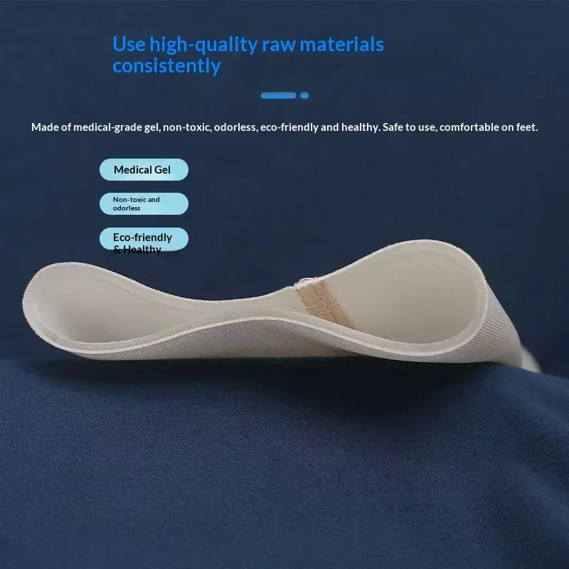 Special 3mm Thick Gel Sock Protective Sock for Amputated Limb with, Silicone Sleeve for Disabled Lower Leg Application