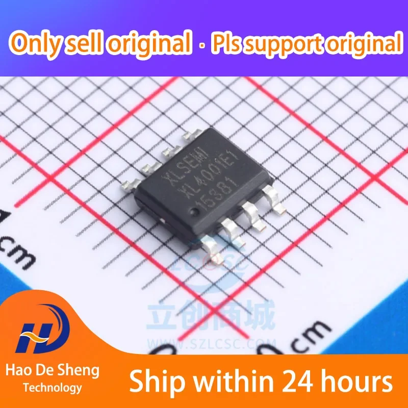 10PCS/LOT  XL4001E1 SOP-8 2A 1.235-37V 150KHz  New Original in Stock