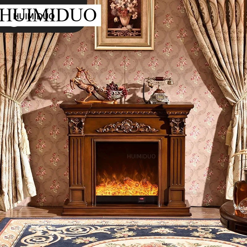Tianyue 1.2/1 meters European fireplace decorative cabinet, American fireplace rack, simulated fire electronic fireplace core