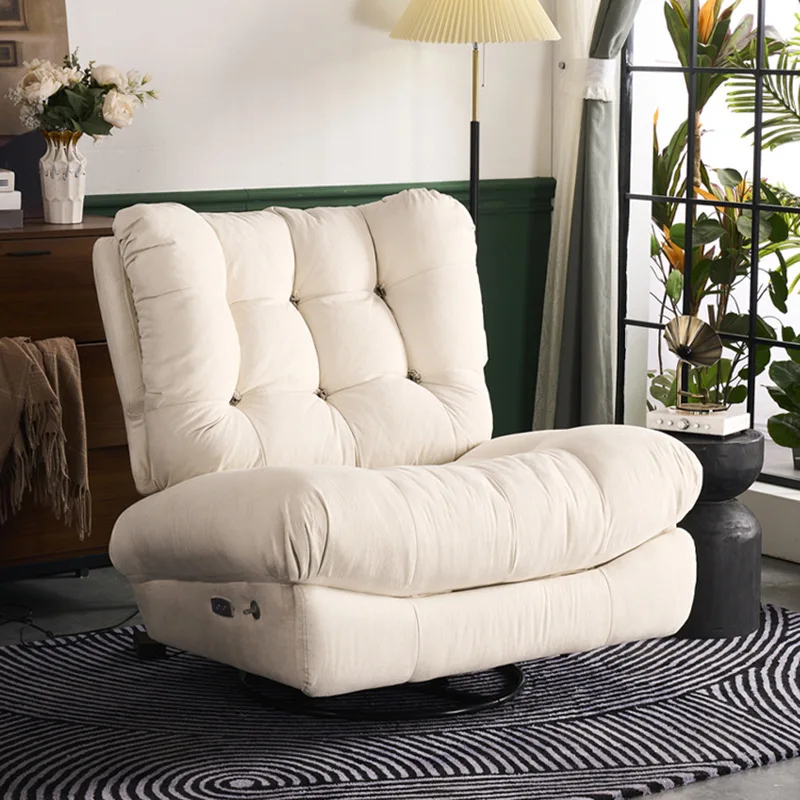 

Cream Wind Cloud Sofa Electric Multifunctional Single First Class Space Capsule Leisure Living Room