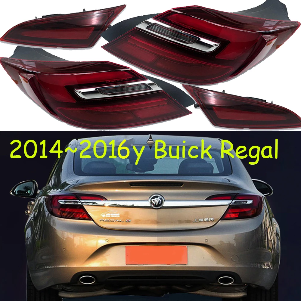 

1pcs car bumper tail light for Opel Insignia taillight regal 2014~2016y car accessories Taillamp Insignia rear light fog