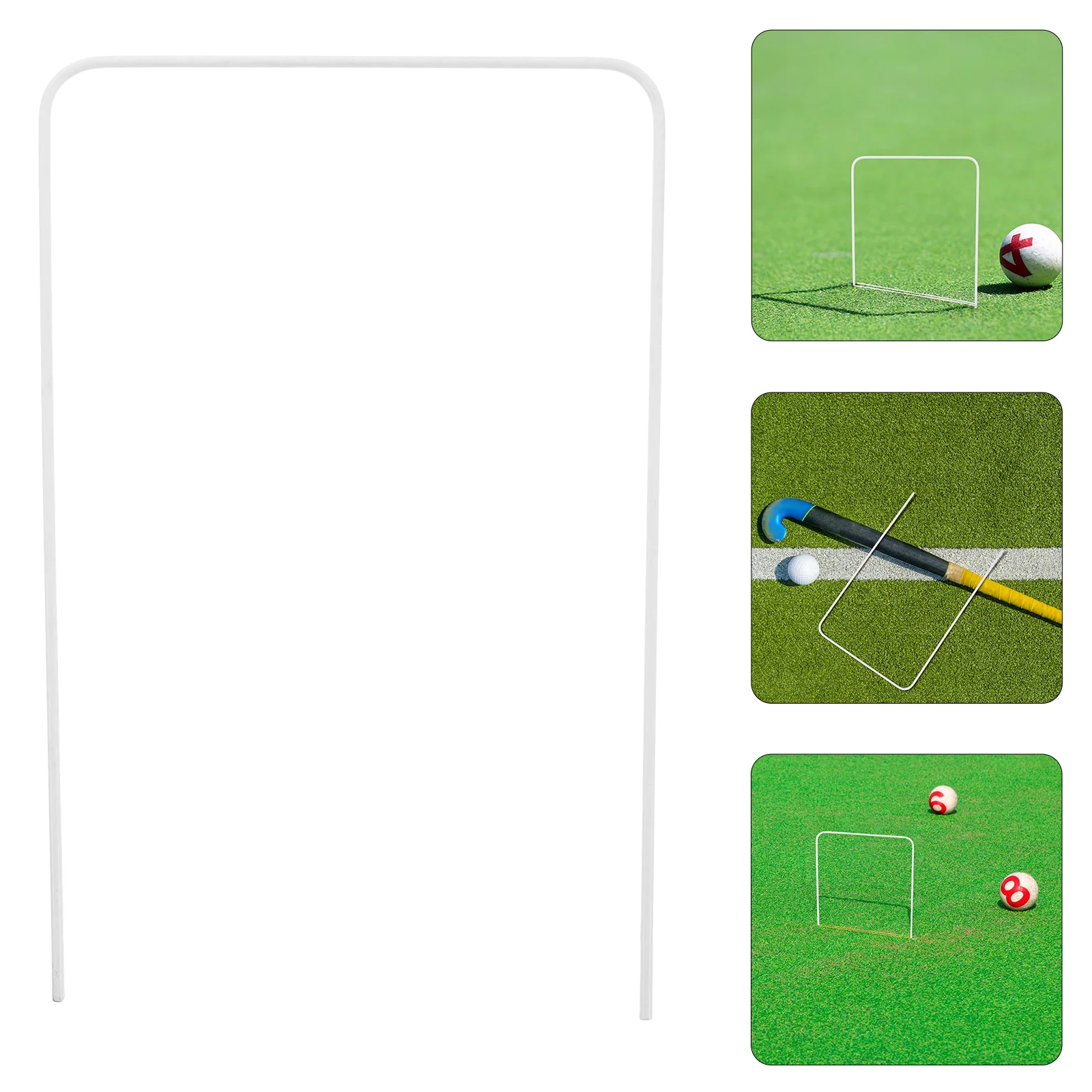 

5 Pcs Croquet Goal Hook Toy Game Wickets Accessory for Family Games Outdoor Accessories Ground Spike Metal