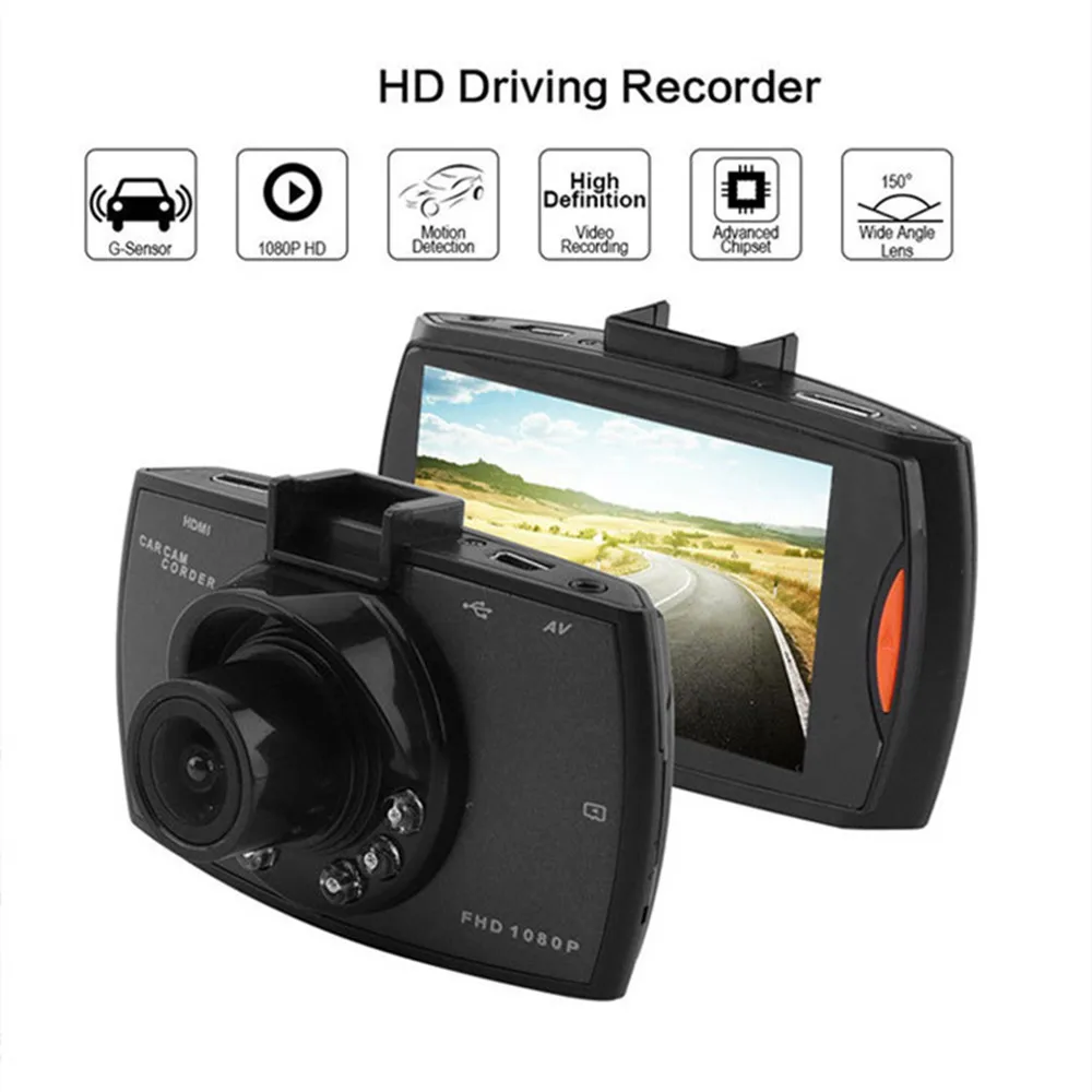 Car DVR Dash Cam 1080P 150 Degree Dashcam Driving Recorder Cycle Recording Night Vision Wide Angle Video car camera recorder